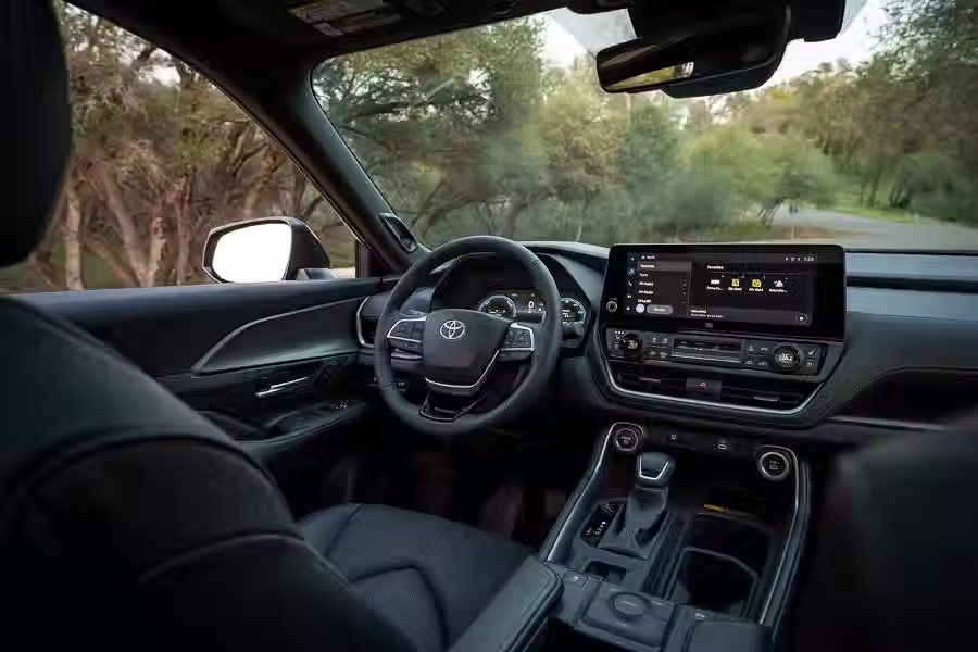 2025 Toyota Grand Highlander Nightshade interior