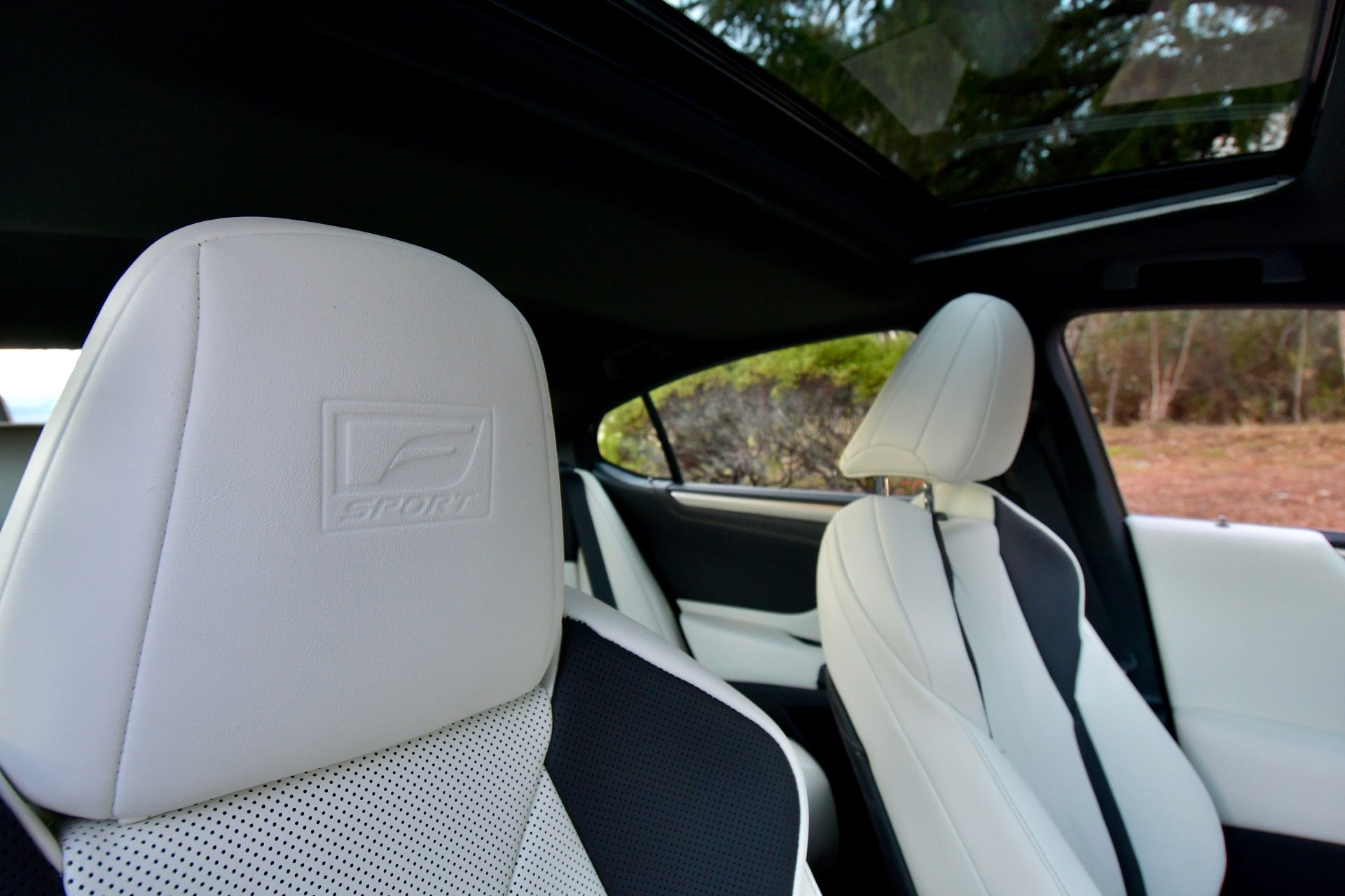 Interior photo of 2021 Lexus ES 350 F Sport Black Line