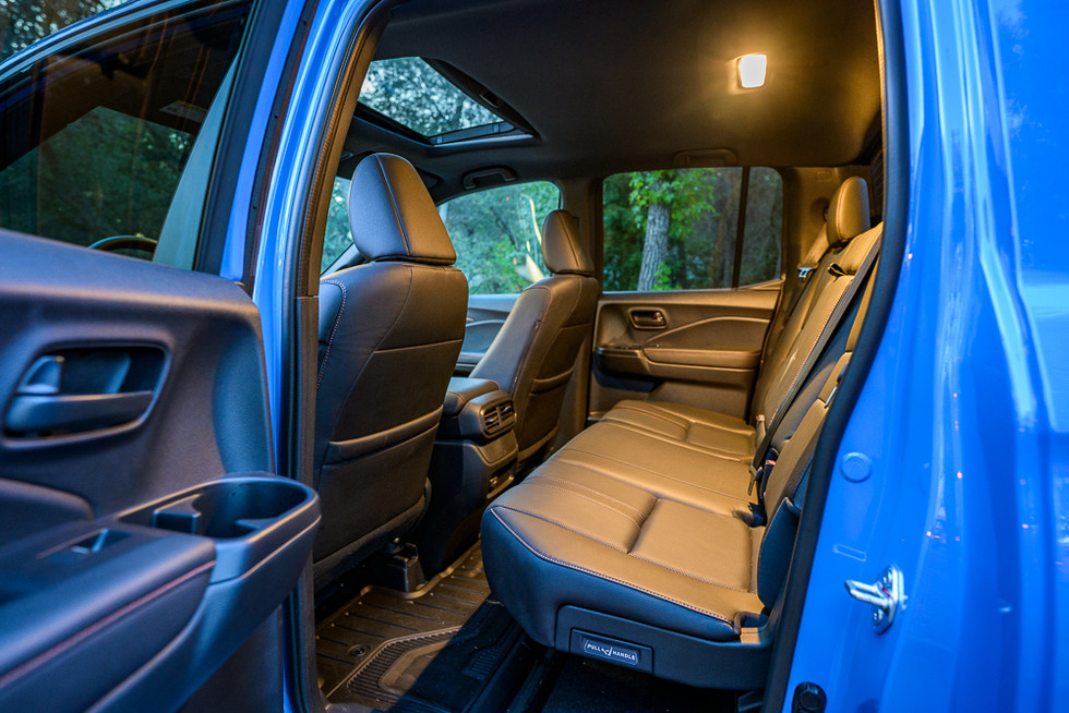 2025 Honda Ridgeline Trailsport rear seats