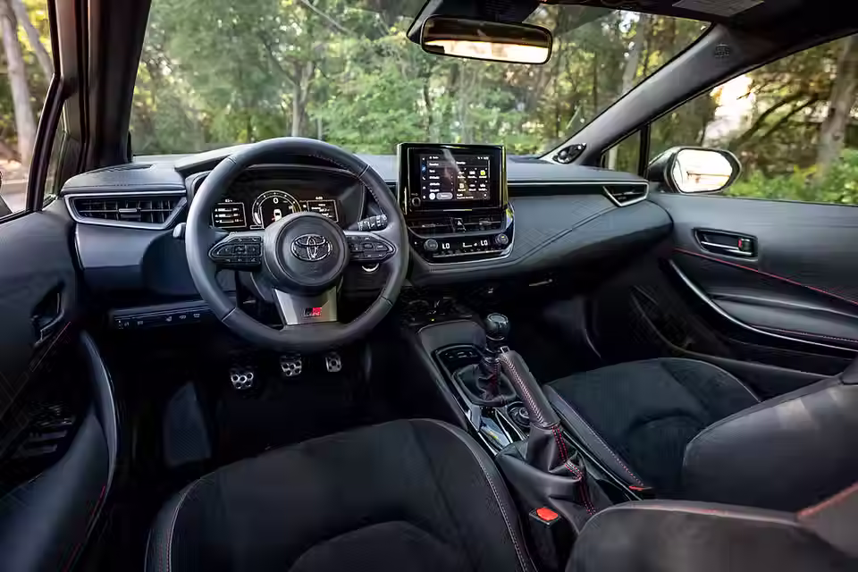 2026 Toyota GR Corolla premium plus interior
