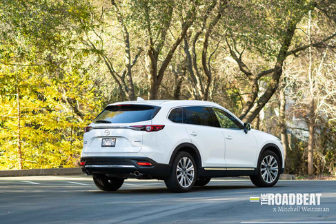 2022 Mazda CX-9 exterior rear white