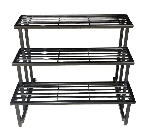 Thumbnail: Metal Planter Display Stand (3 Tier) - Fitted End Caps for Legs