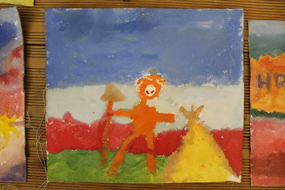 Third - fifth graders, l'association l'éclat, France , Naama shapira art educator