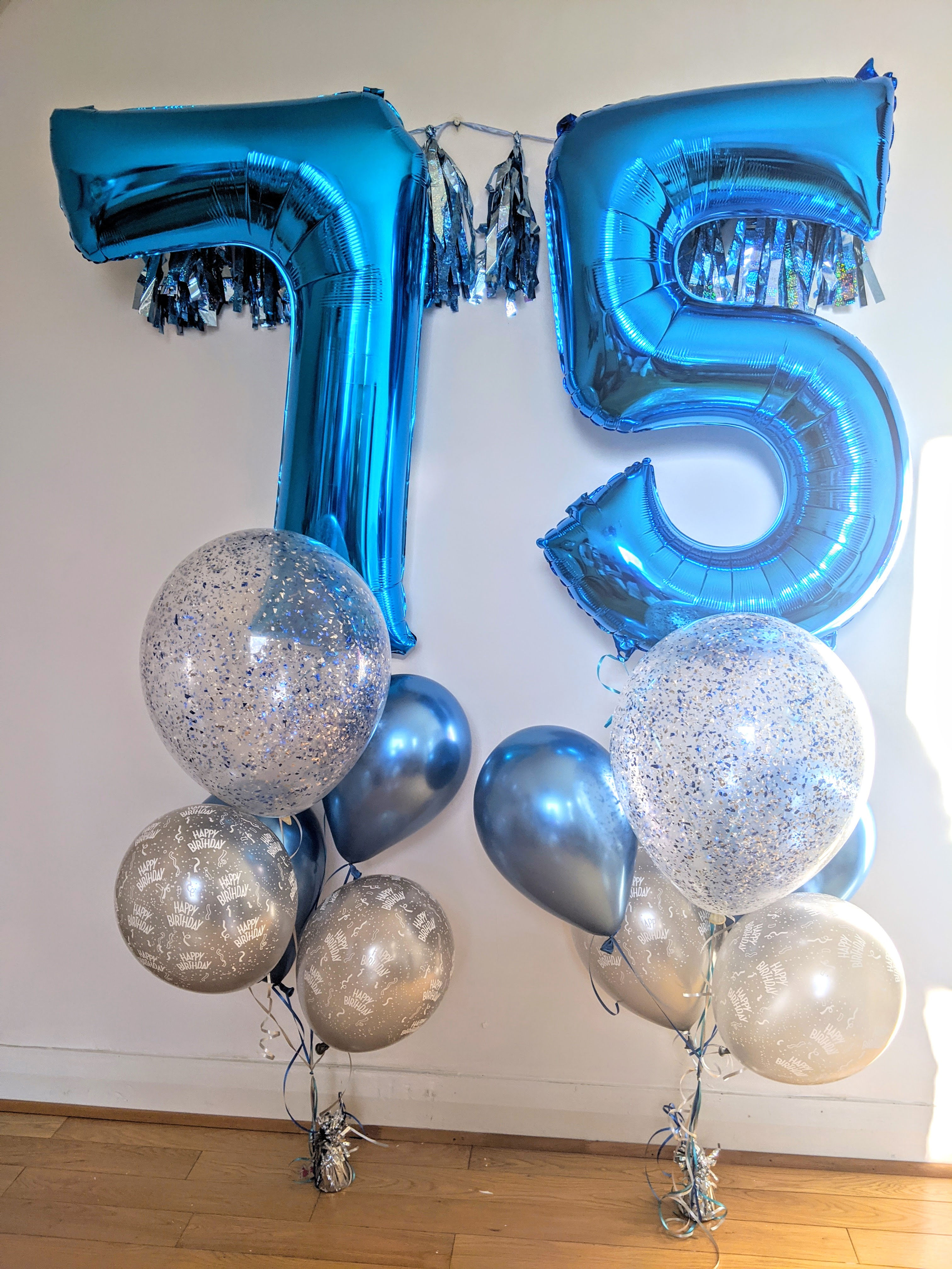 75th Birthday Number Package
