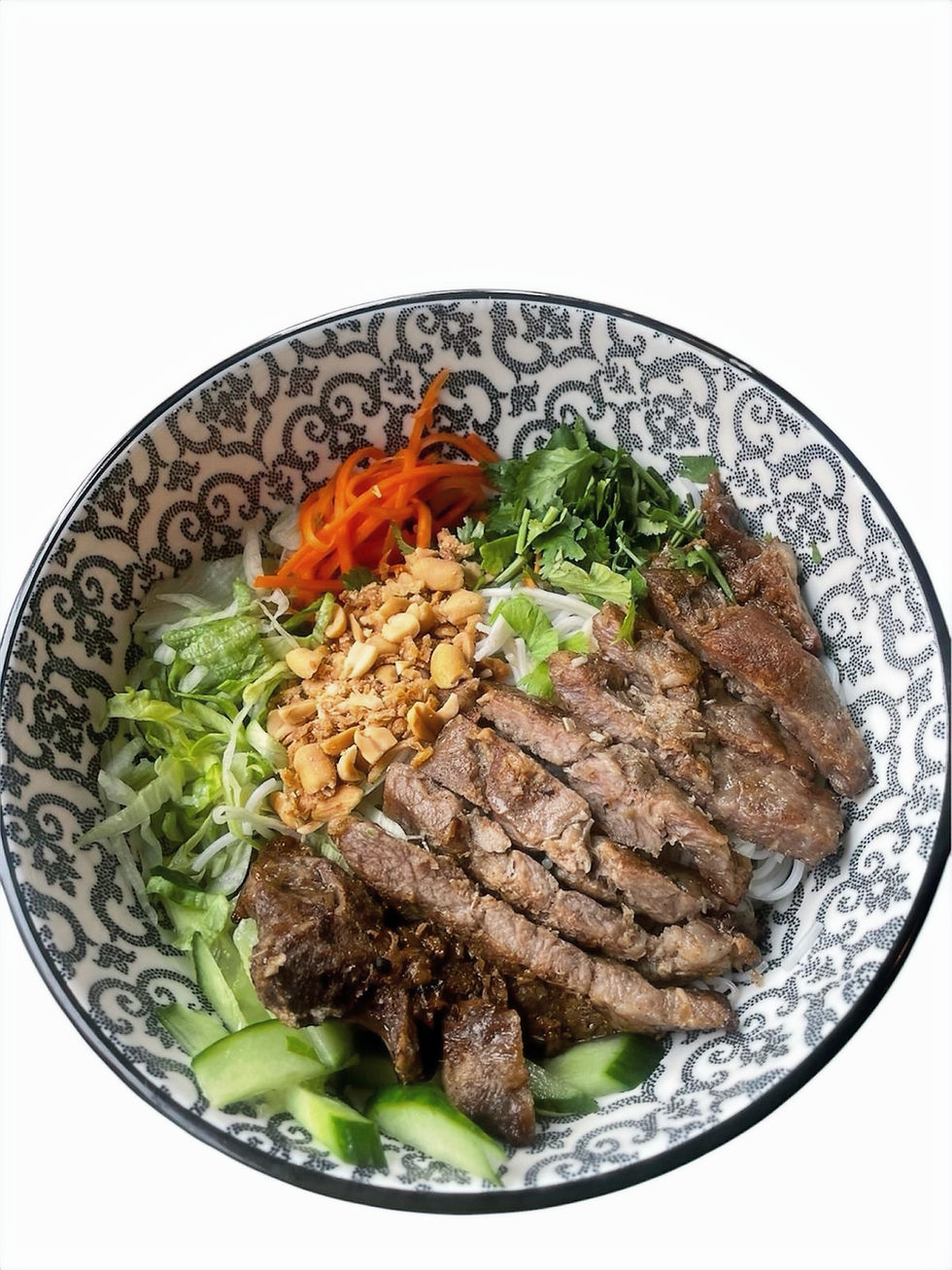Bún thịt nướng (Vermicelles au porc grillé à la citronnelle) image