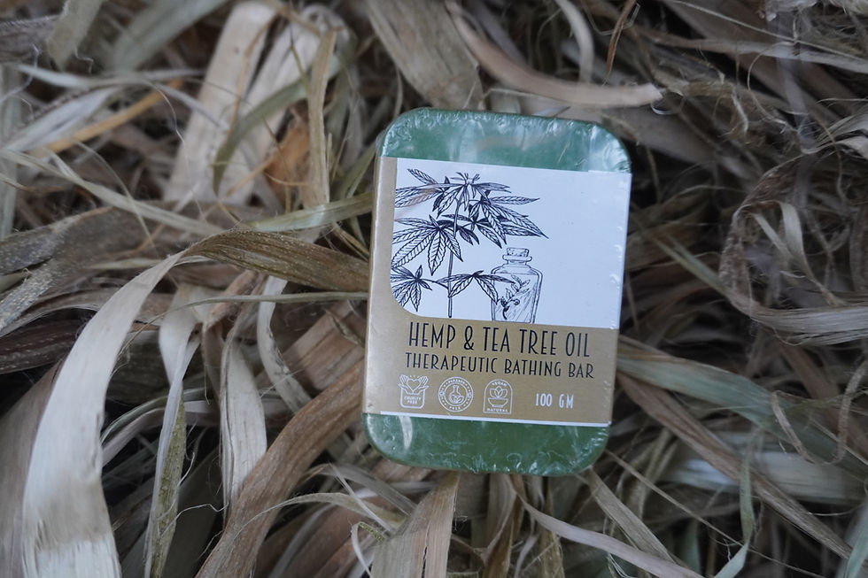 Thumbnail: Hemp & Tea Tree Oil Therapeutic Bathing Bar