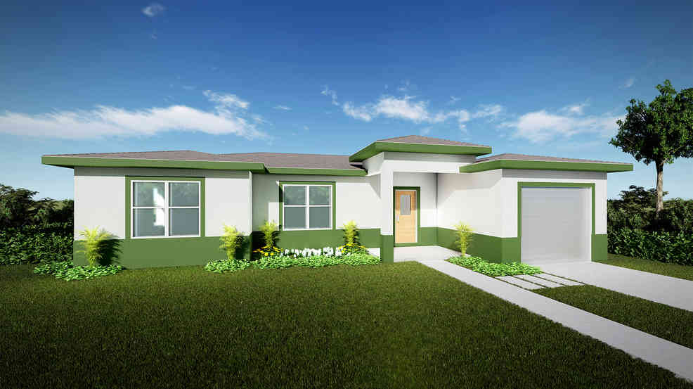 Affordable housing prototype, single family residnece, duplex, twin home, workforce, construction, south florida, real estate, modern, design, flux architects, eddie seymour, edgar gonzalez