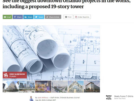 See the biggest downtown Orlando projects in the works, including a proposed 19-story tower