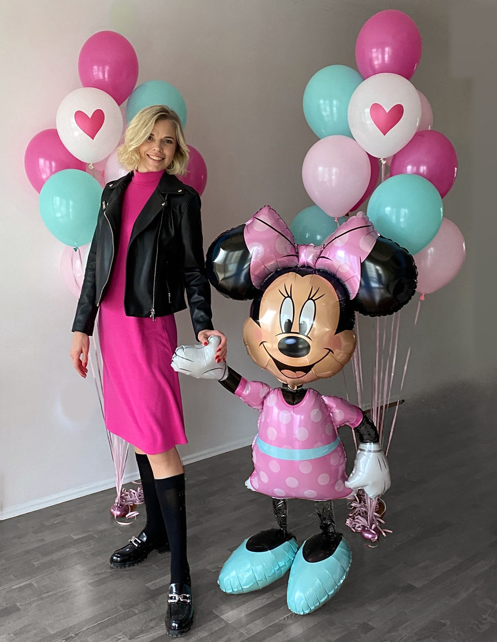 Küçük resim: Minnie Mouse Helyum Balon Seti – İki Balon Demeti