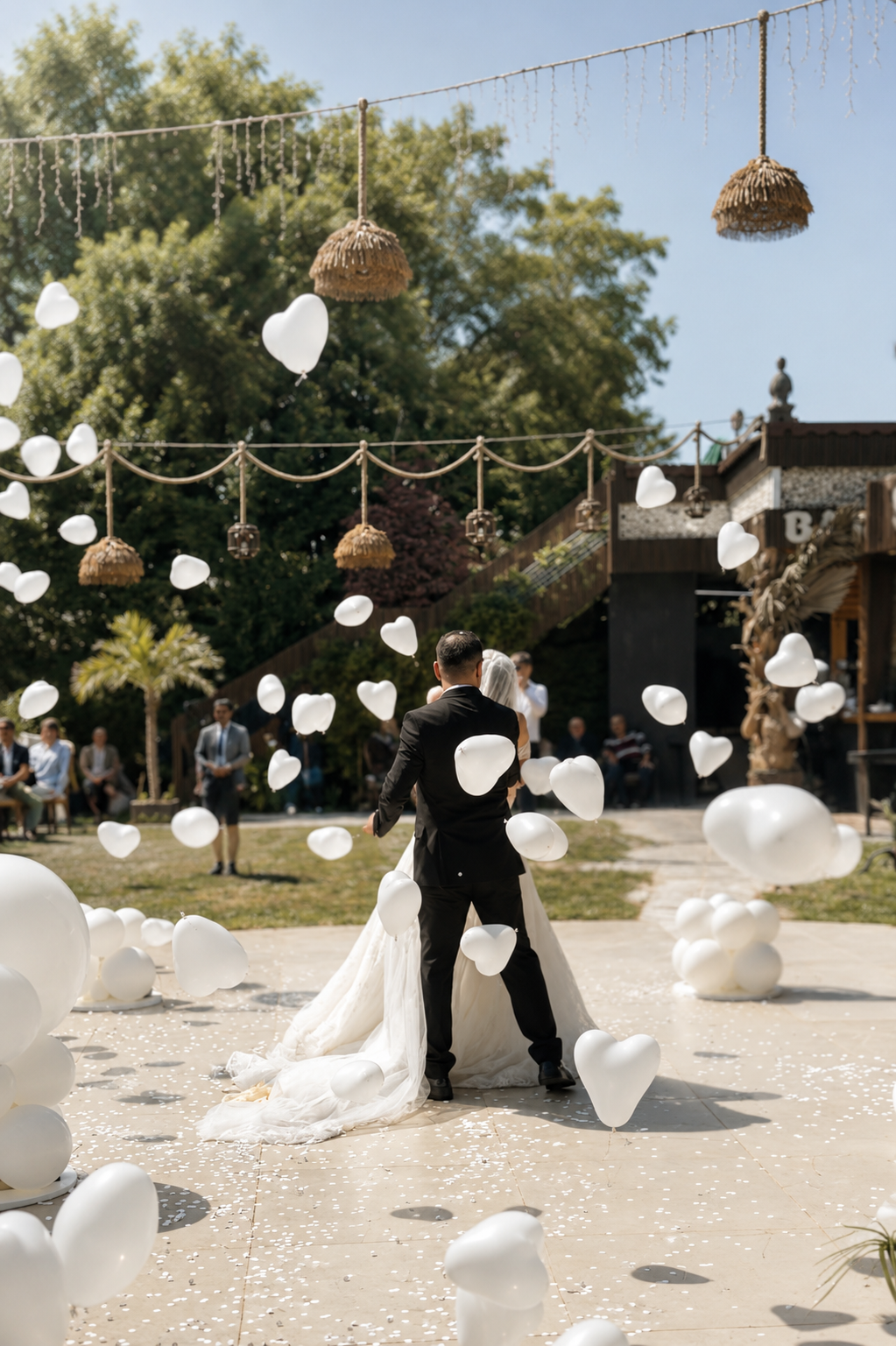 4 Kalplı Balon Şov Organizasyon. Standart Paket Plus Kalplı