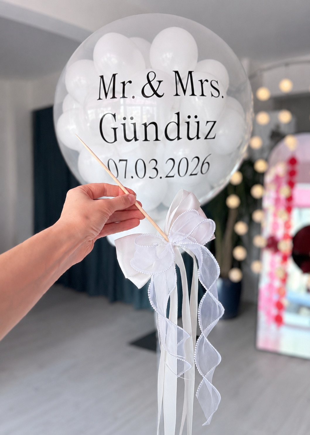 Minik Balonla ile Düğün Patlama Balonu