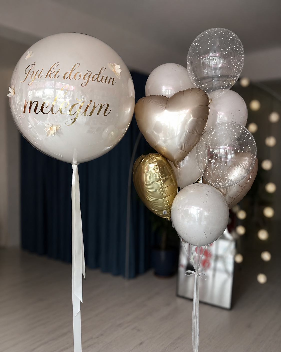 Elegant Birthday Balon Seti