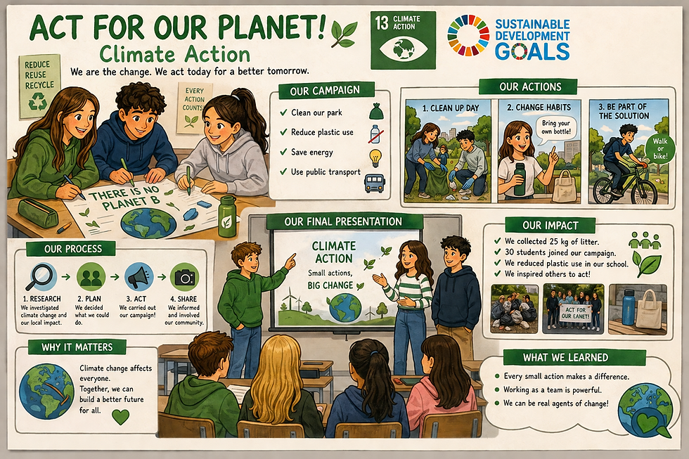 Actuando por el planeta: nuestra experiencia con campañas sobre el cambio climático