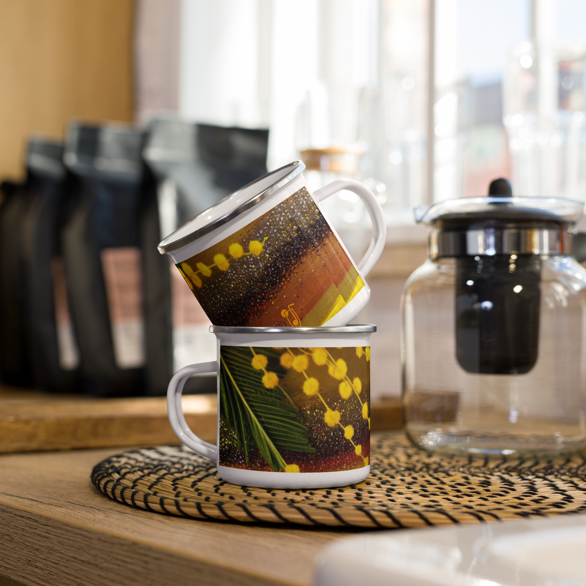 Sunshine Sips Enamel Mug