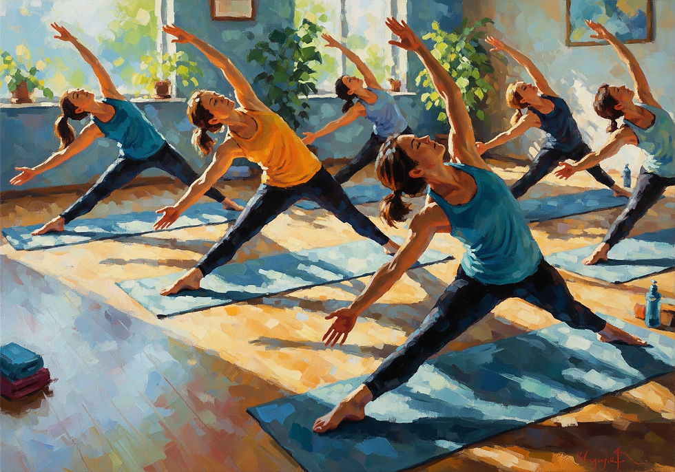 Vinyasa yoga derseleri Karuna Yoga'da