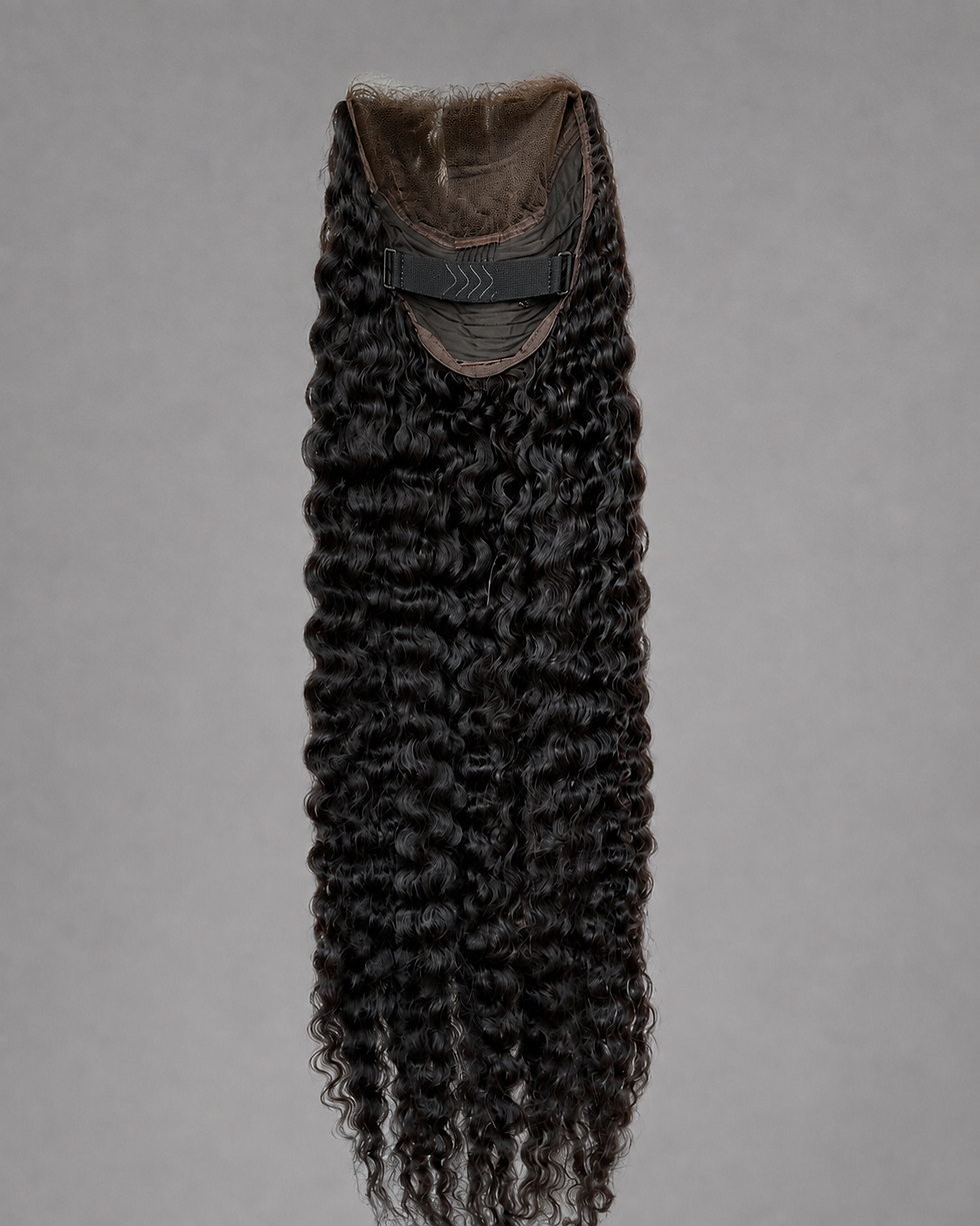 Thumbnail: 32" 5x5 HD Burmese Curly Wig