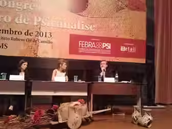 Fábio Serrão Franco no Congresso Brasileiro de Psicanálise