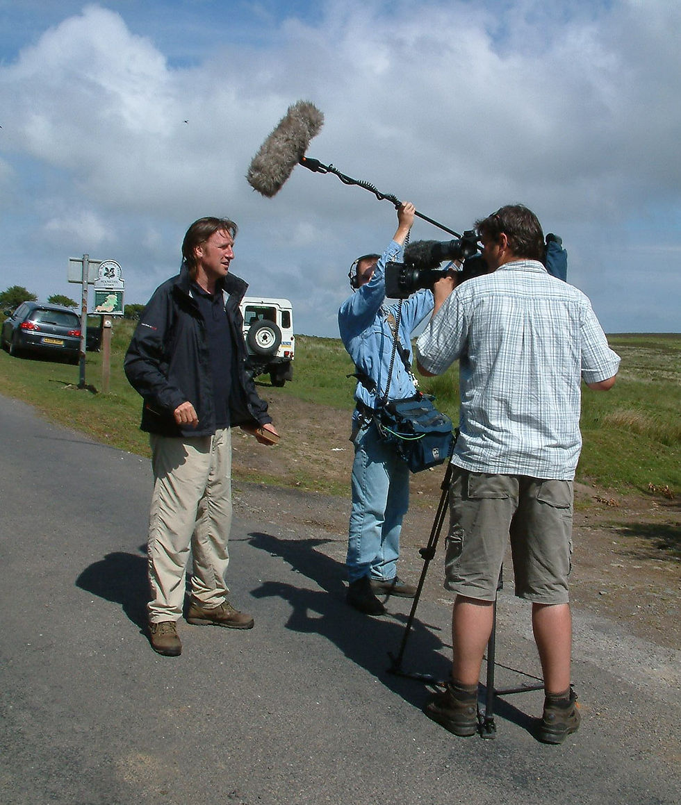 Martin Hesp works with ITV Westcountry to produce walks programmes