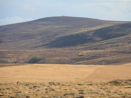 Dunkery Beacon from the north-west in winter