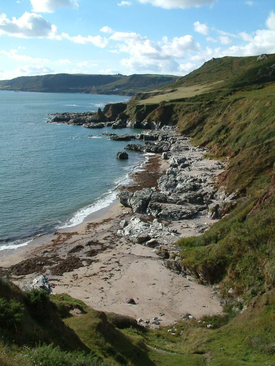 The beach at Lannacombe, South Devon