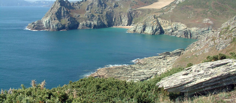 The =South Hams coast is always a good place to be ijn a heatwave