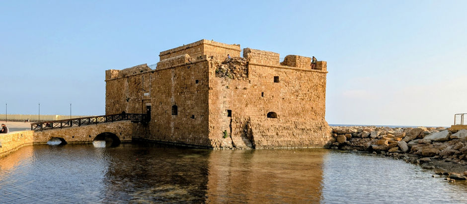 The old for at Paphos Harbour, Cyprus