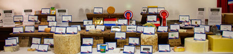 A range of British cheeses