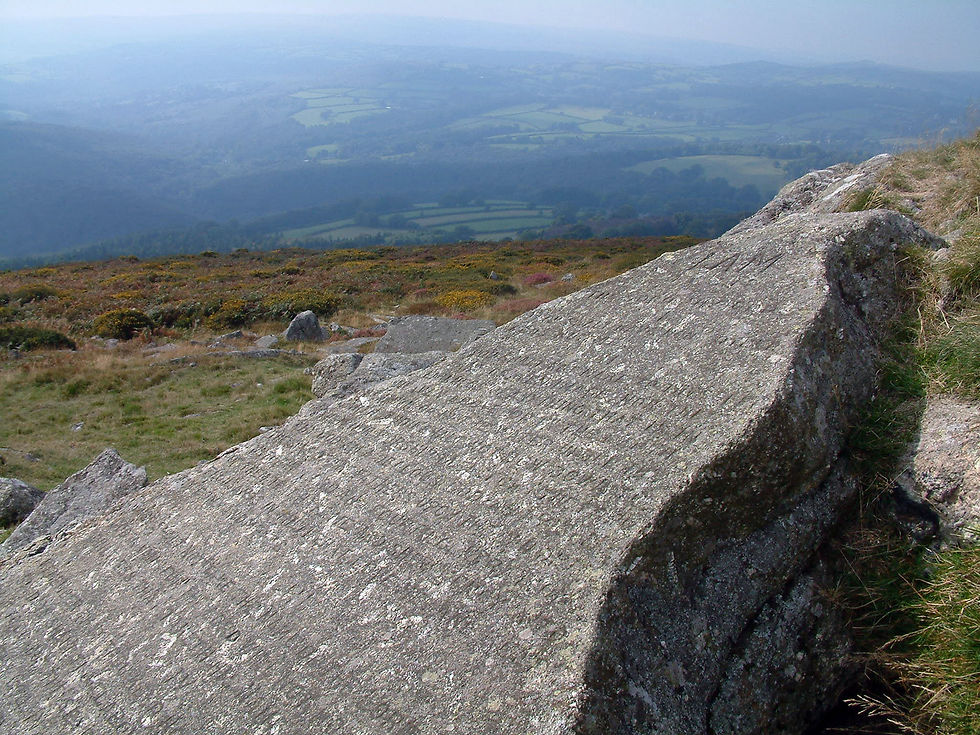 Ten Commandments set in stone at Buckland Beacon