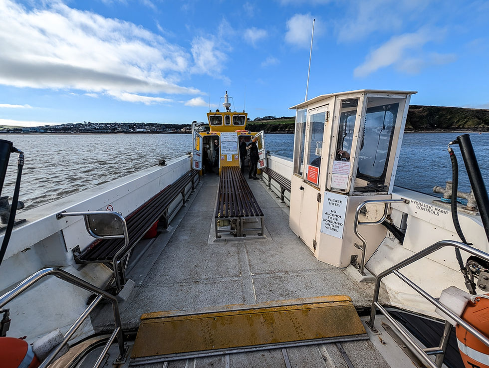 The Rock-Padstow Ferry - empty in winter