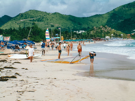 The "Friendly Isle" of St Martin in the Caribbean