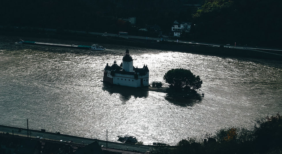 Pfalzgrafenstein Castle in the middle of the River Rhine