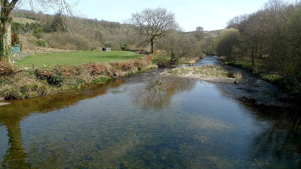 The Barle at Withypool on Exmoor