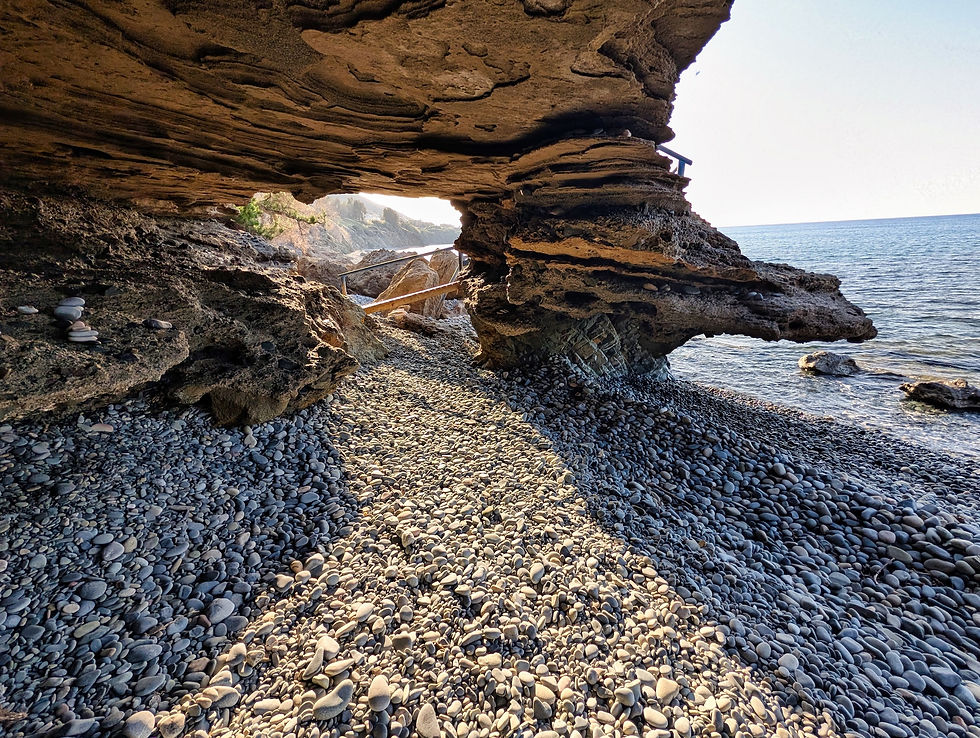 The Dragon's Cave on Cyprus north western coast
