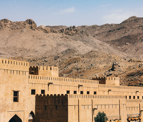 Oman, the Akhdar Mountains, Nizwah and Muscat
