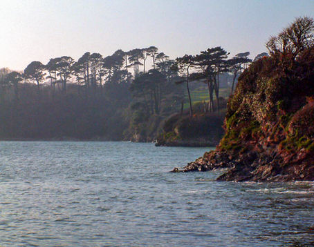 The coast near Mawnan Smith, in Cornwall