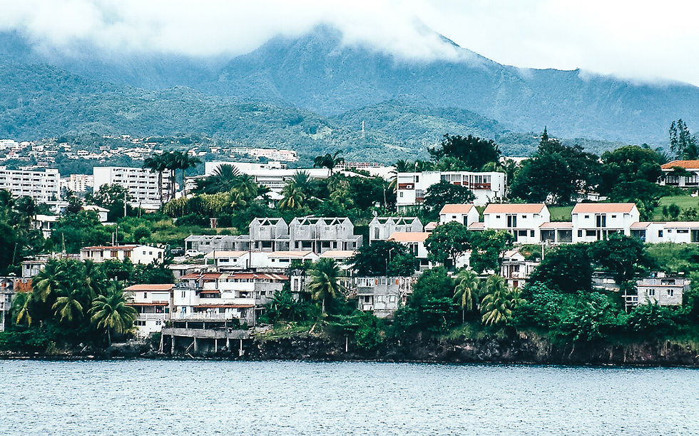 Martinique from the sea