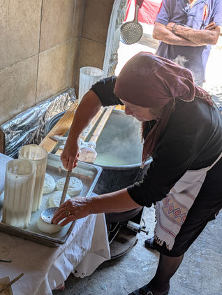 Sophia Vasileiou makes halloumi cheese the old fashioned way