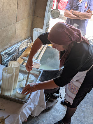 Sophia Vasileiou makes halloumi cheese the old fashioned way