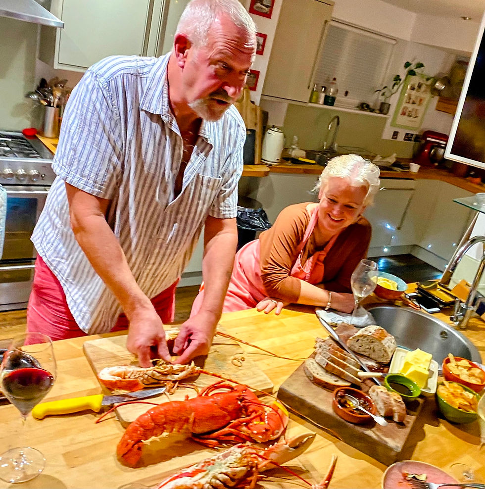Robin Turner and Rebecca Farrington-Turner , of indulgence Catering