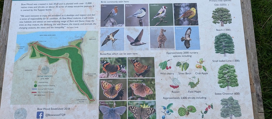 The Nature Reserve sign at Tuckenhay