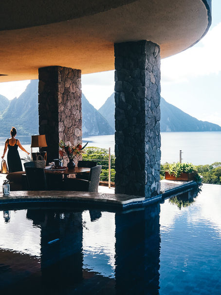 Award Winning Jade Mountain and Anse Chastanet Resorts, St Lucia