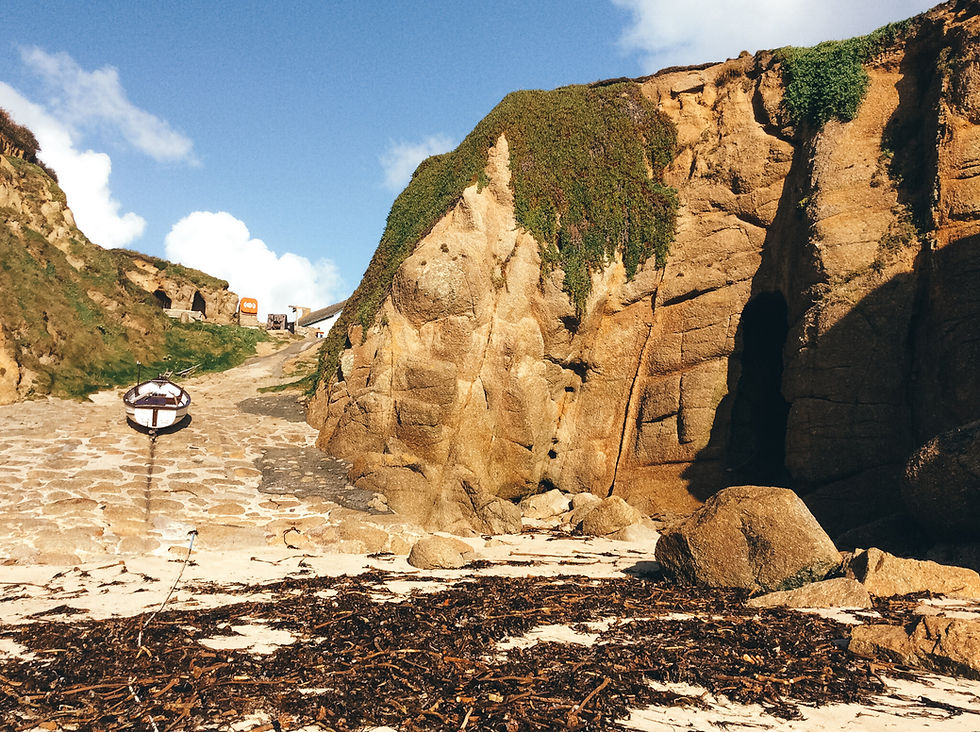The cove at Porthgwarra, Cornwall