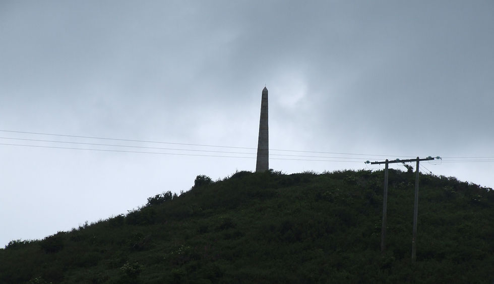 obelisk commemorating a Victorian jubilee near Padstow