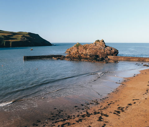Happiness at Hope Cove