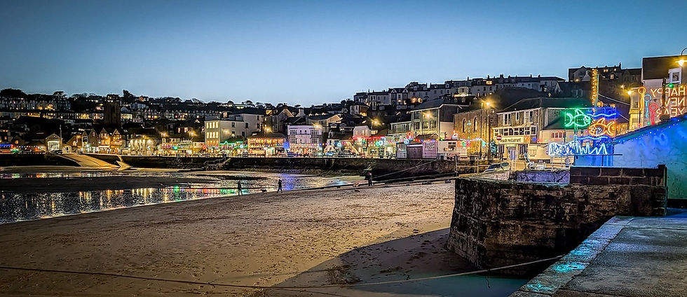 St Ives in evening light