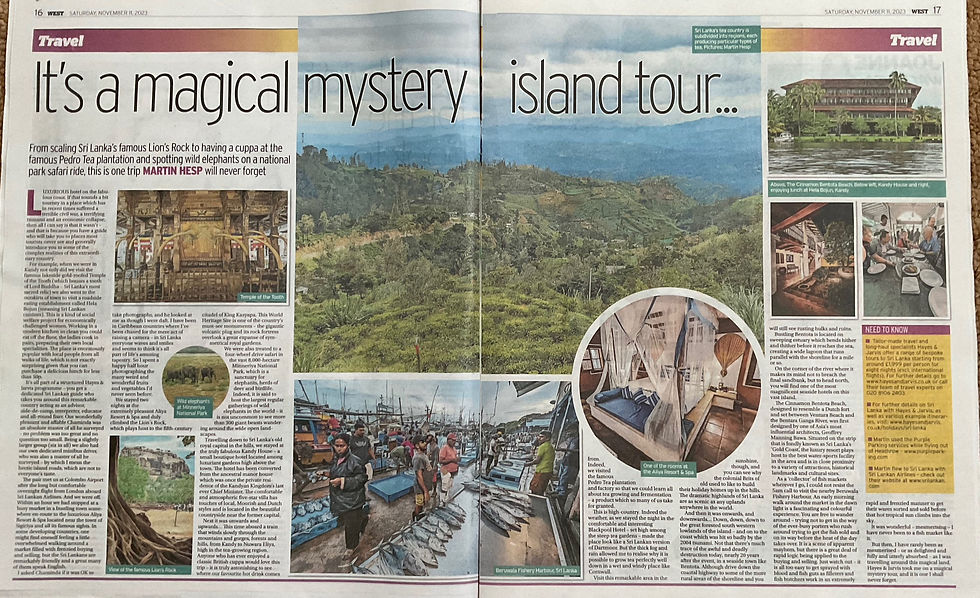 Sri Lanka - a Magical Mystery Island Tour