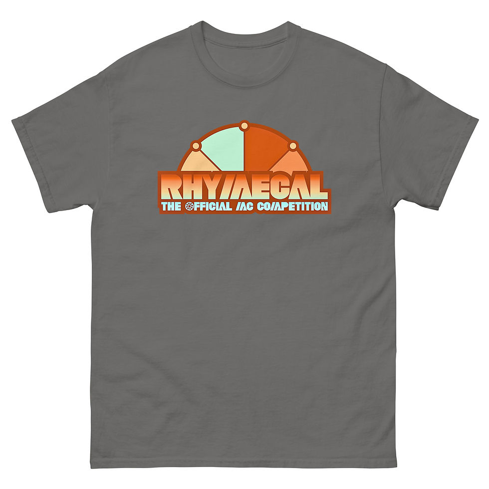 Thumbnail: Rhyme Calisthenics (Orange shade logo) Unisex classic tee