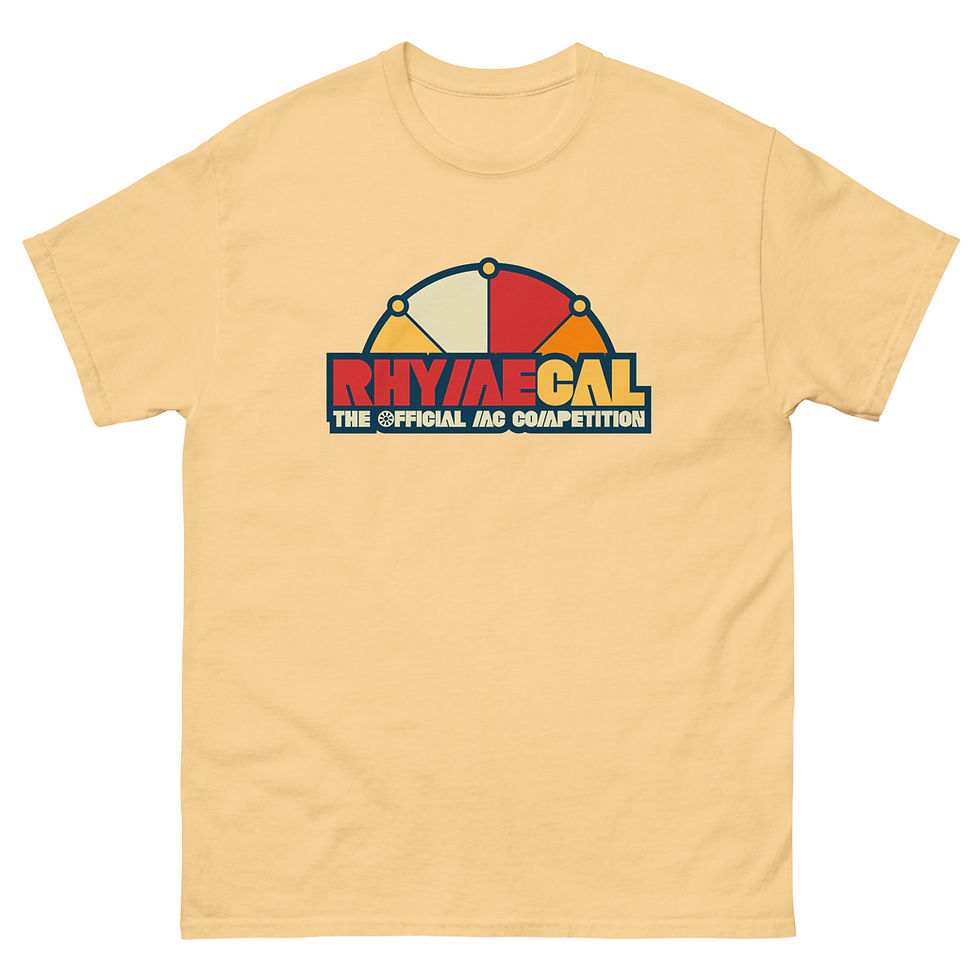 Thumbnail: Unisex Rhyme Calisthenics (Red Logo) classic tee