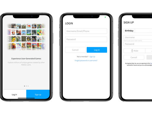 Roblox Sign Up/Landing/Login Page has changed for mobile!