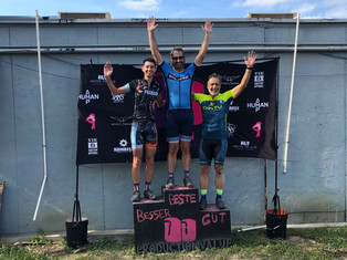 Joy and O'Shea Podium
